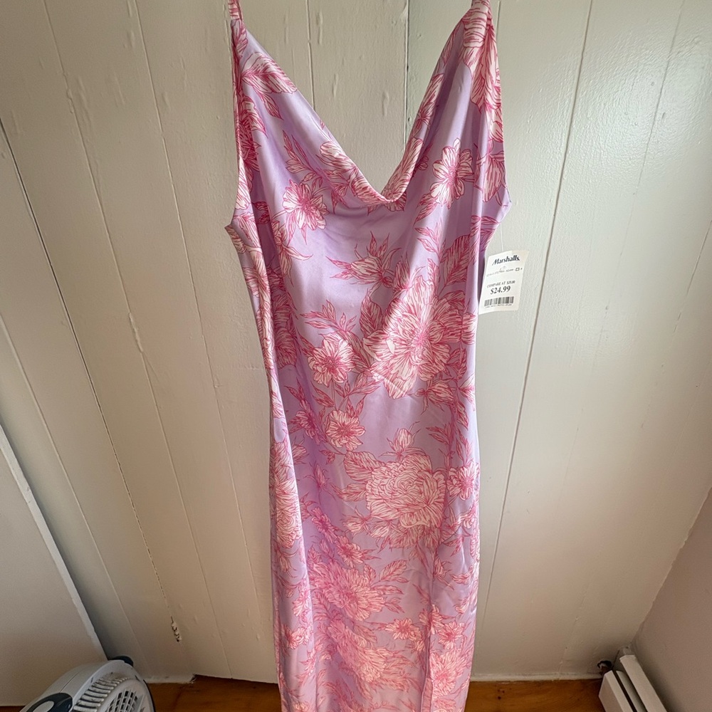 Marshalls Pink Floral Maxi Dress